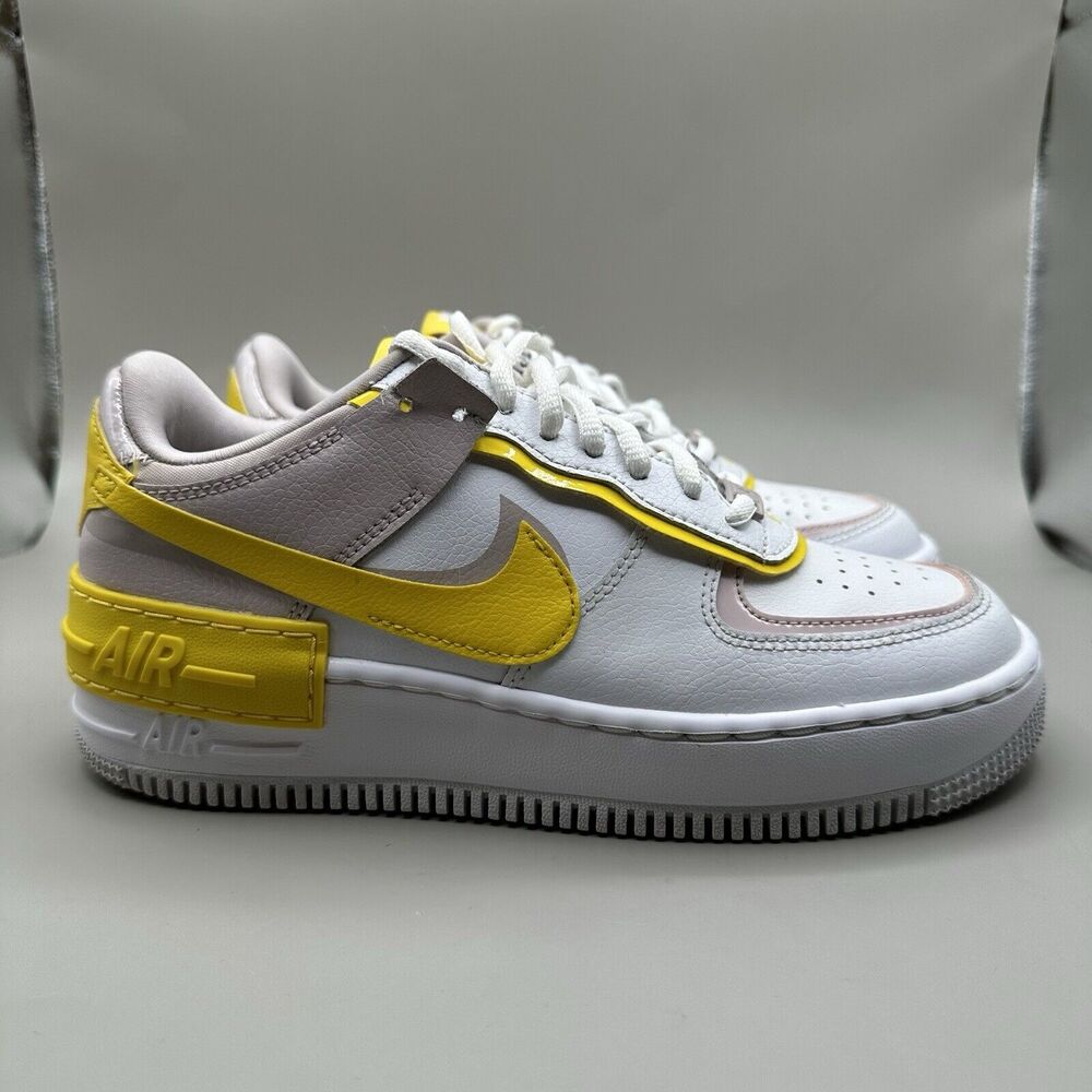 Nike Air Force 1 Low Shadow Women’s Size 7 US Sunshine Sneakers Shoes CJ1641-102